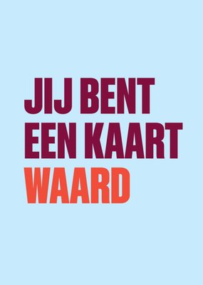 Greetz x Women Inc | Internationale vrouwendag kaart | Jij Bent Een Kaart Waard