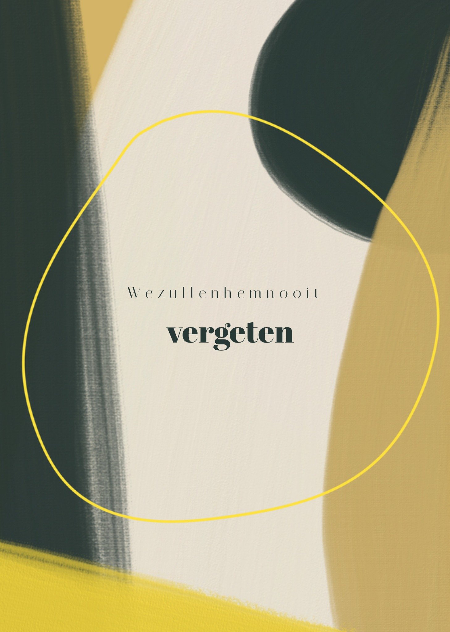 Condoleancekaart Abstract Man Kaart Greetz