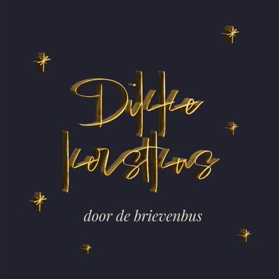 Greetz | Kerstkaart | Kerstkus door de brievenbus