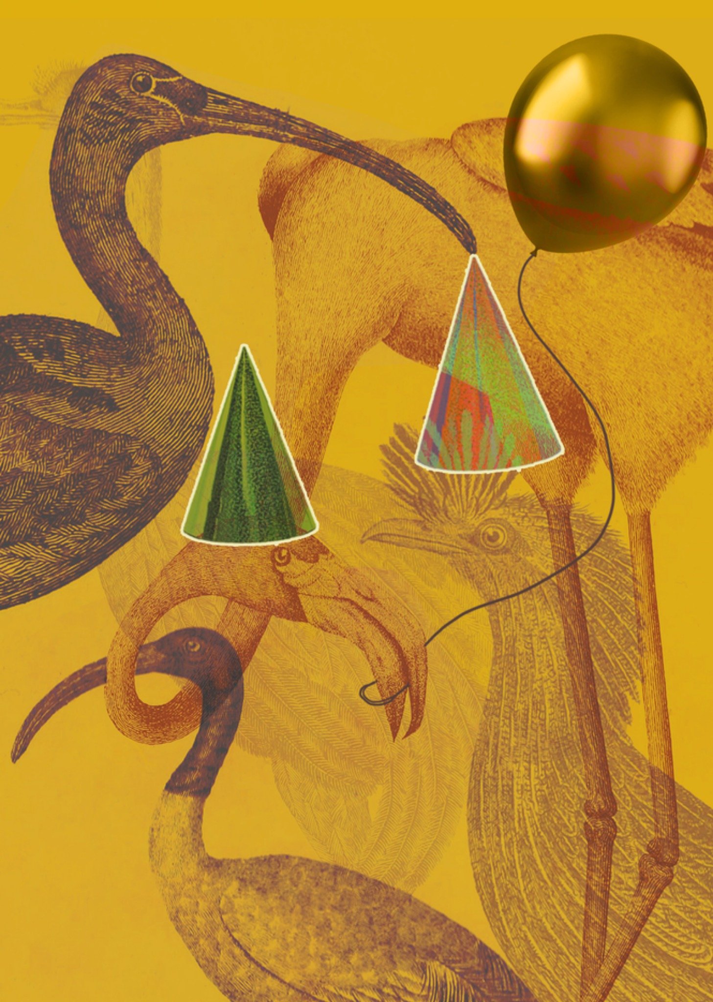 Verjaardagskaart Feestje Kaart NIN-NIT