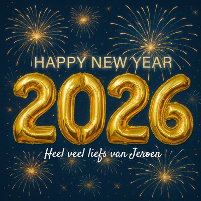 Greetz | Nieuwjaarskaart | Happy new year 2026