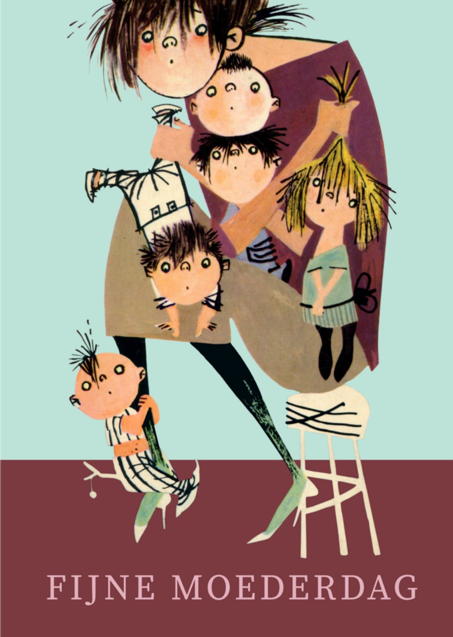 Moederdagkaart Kinderen Kaart Fiep Westendorp