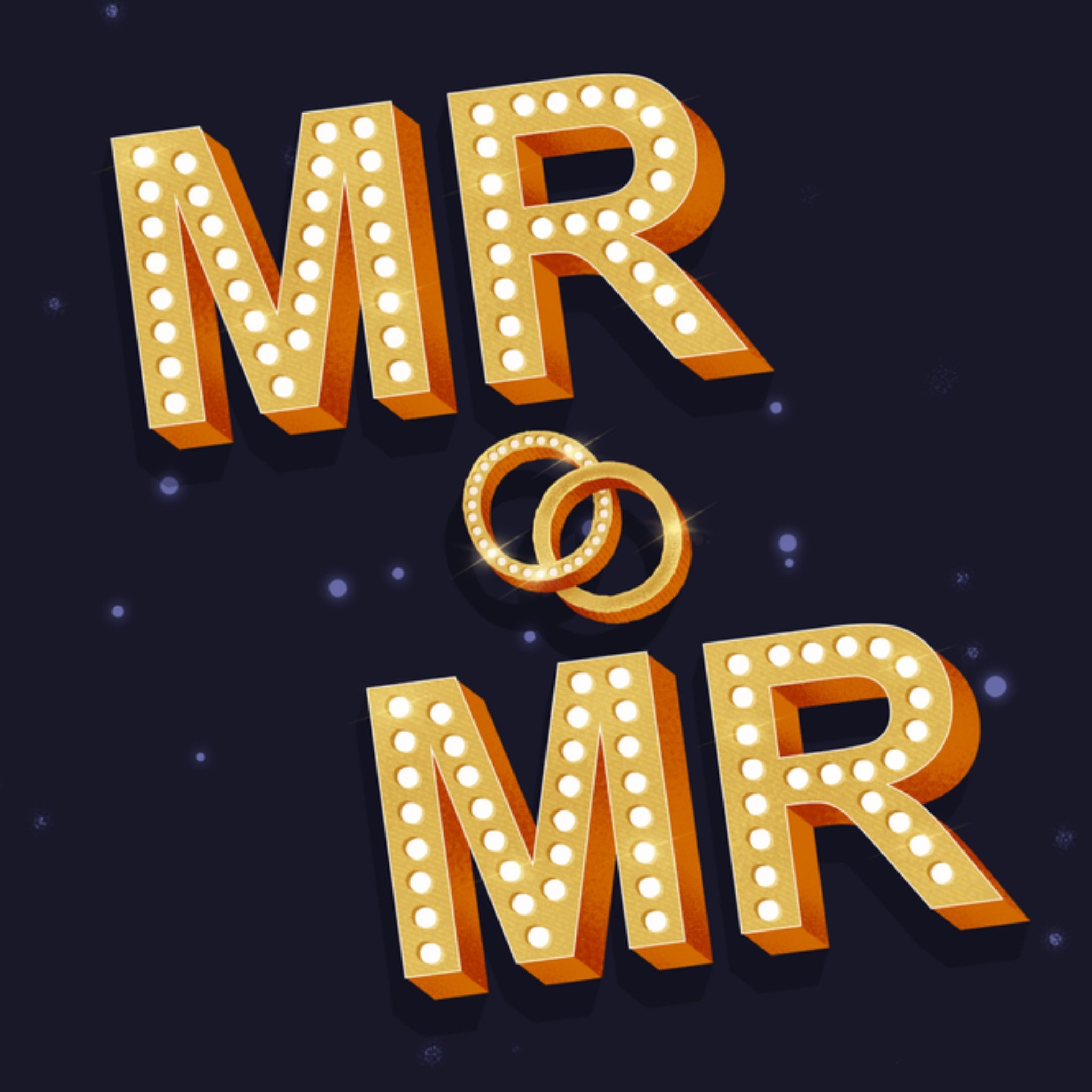 Greetz Huwelijkskaart mr mr Vierkant