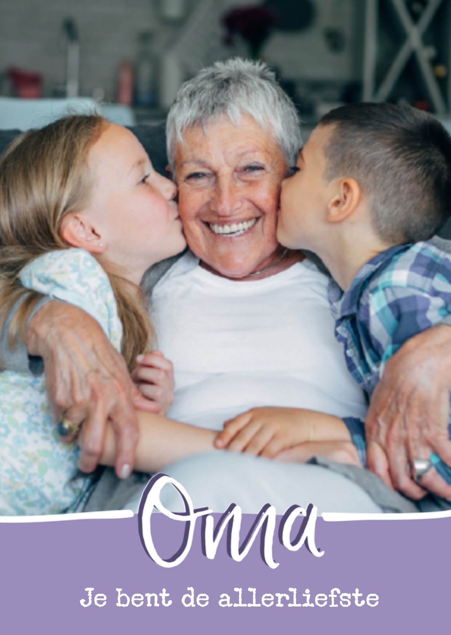 Greetz Moederdagkaart fotokaart oma Standard Card