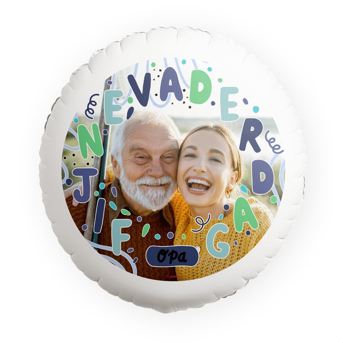 Ballon | Vaderdag (O)pa | Met eigen foto