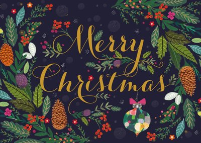 Paperclip | Kerstkaart | illustratie