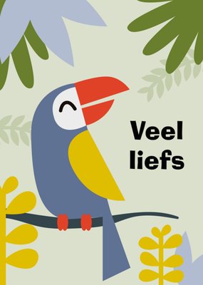 Greetz | Denken aan kaart | vogel