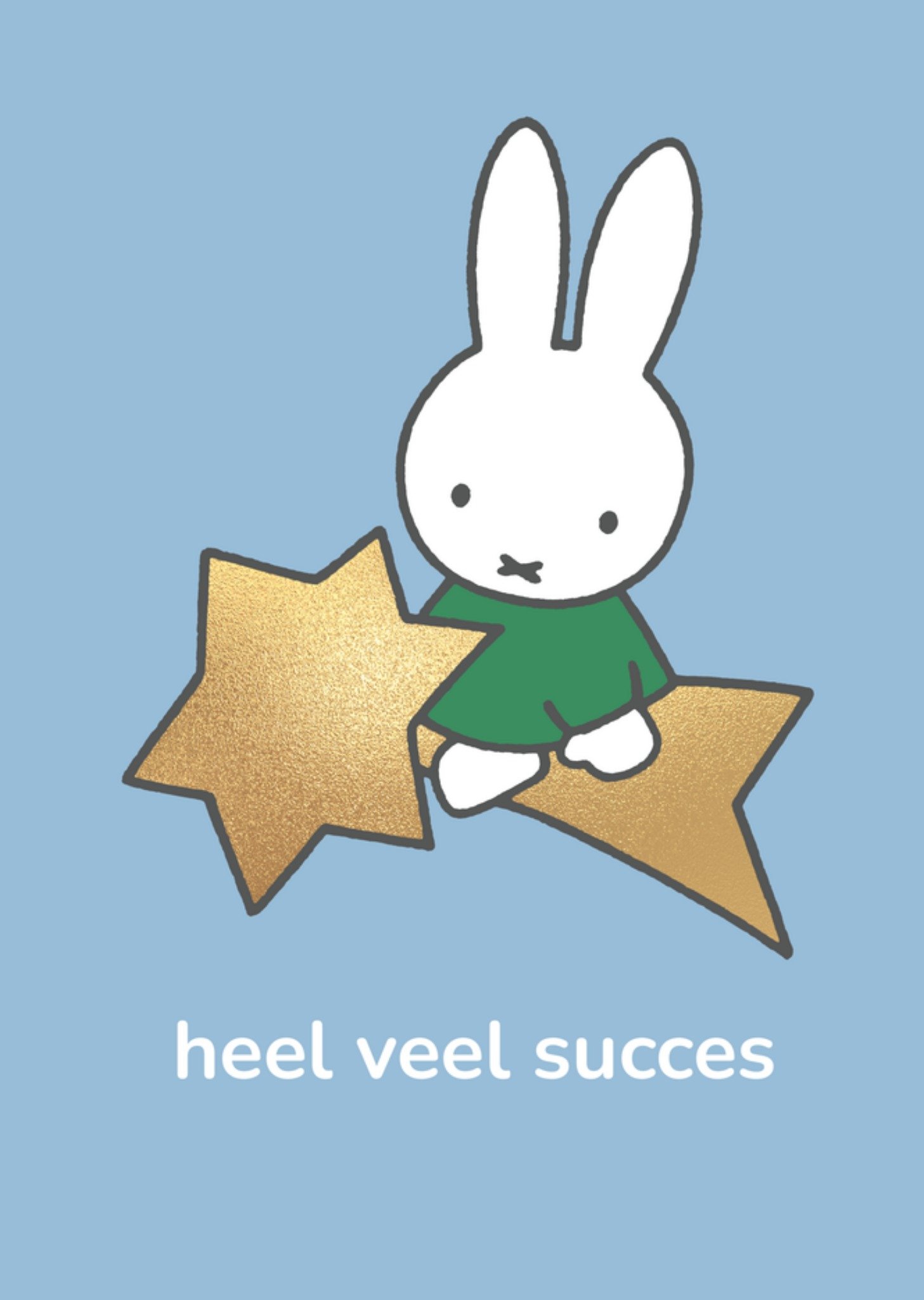 Nijntje Miffy Succeskaart Heel veel succes Standard Card