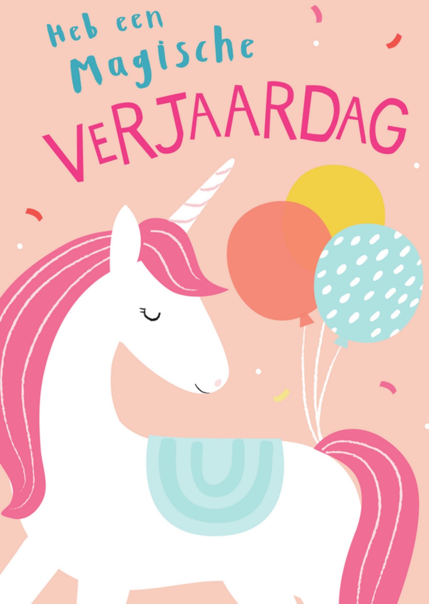 Verjaardagskaart eenhoorn Kaart Klara Hawkins