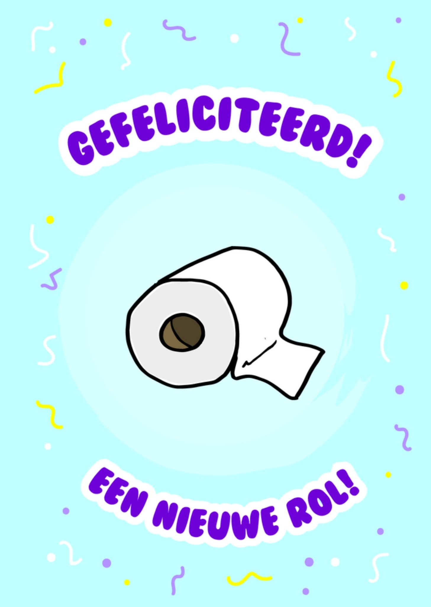 Greetz Liefs Jansje Nieuwe baan kaart Gefeliciteerd Een Nieuwe Rol Standard Card