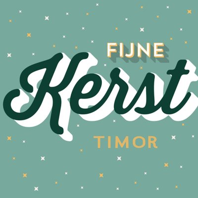 Greetz | Kerstkaart | met aanpasbare naam