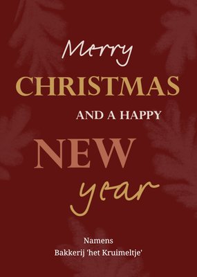 Greetz | Kerstkaart | met aanpasbare naam