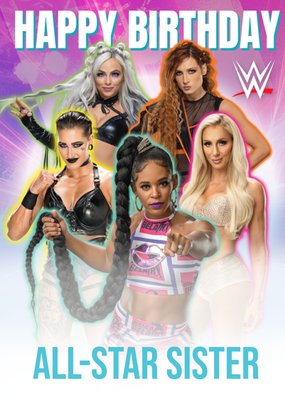 WWE | Verjaardagskaart | All-star sister