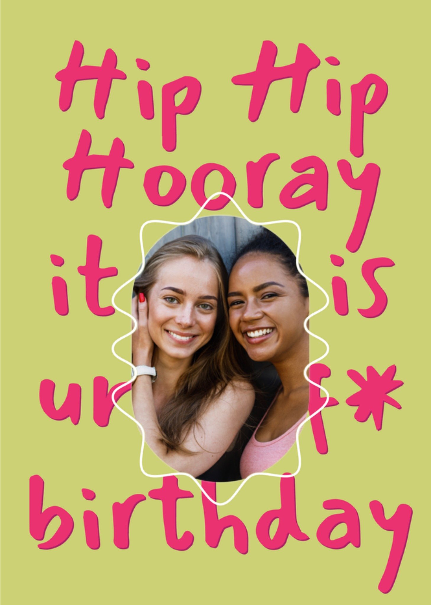 Greetz Verjaardagskaart Hip Hip Hooray Zus Standard Card
