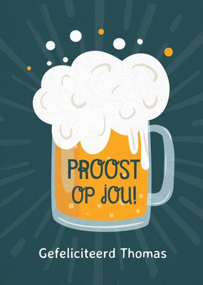 Papercute | Verjaardagskaart | Proost op jou