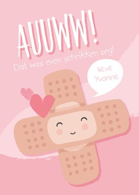 Tante Kaartje | Beterschapskaart | met naam