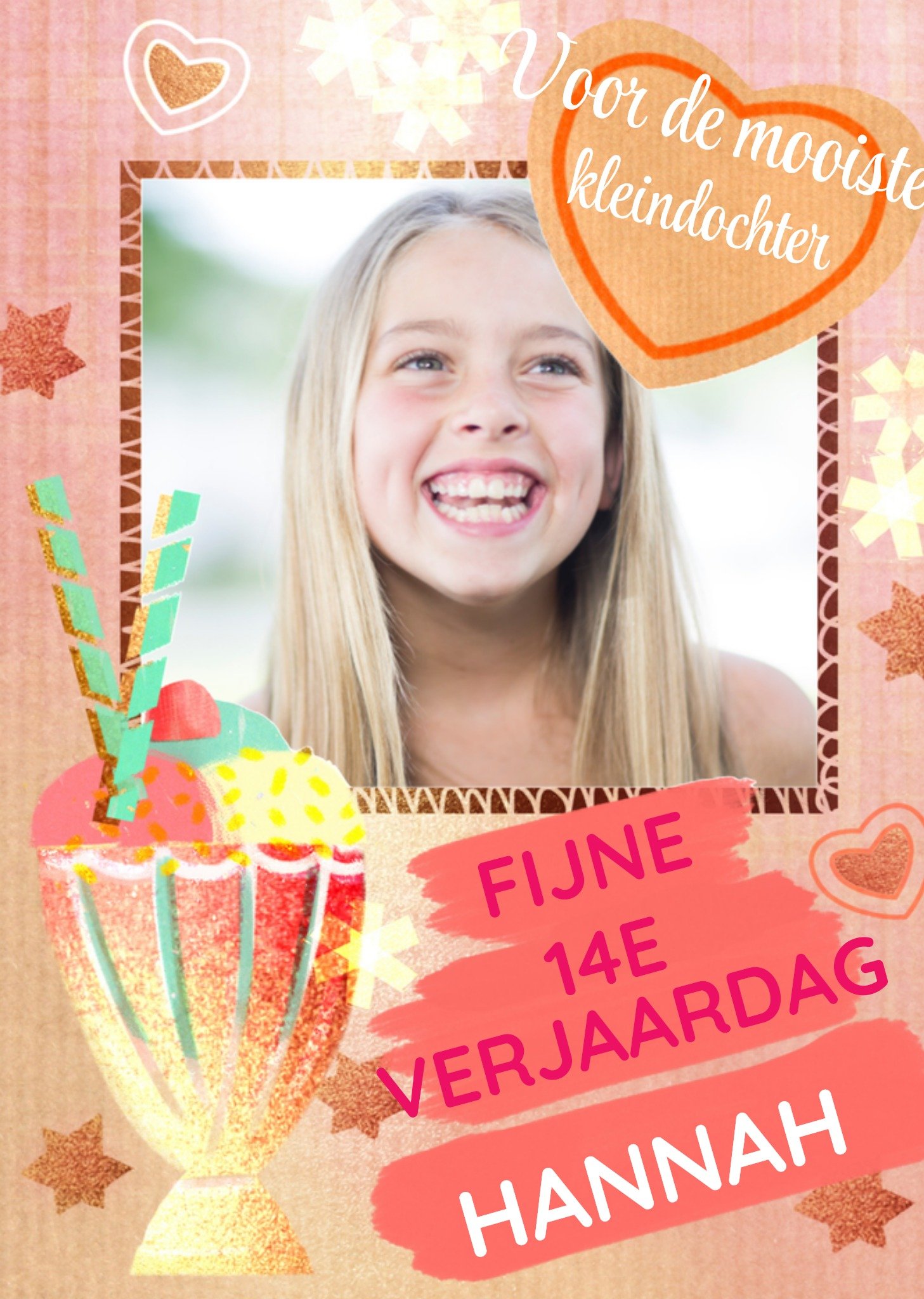 Verjaardagskaart Mooiste kleindochter Kaart Greetz