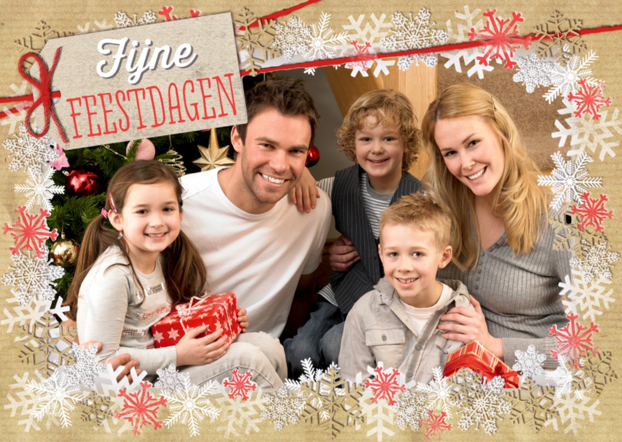 Kerstkaart Vrolijk Greetz