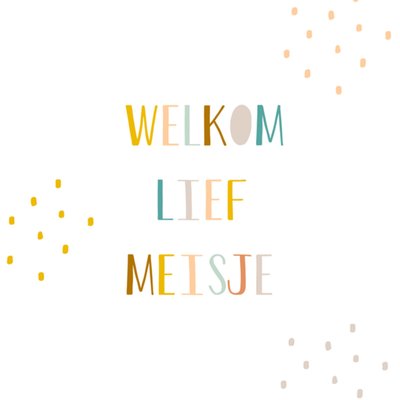 Greetz | Geboortekaart | lief meisje