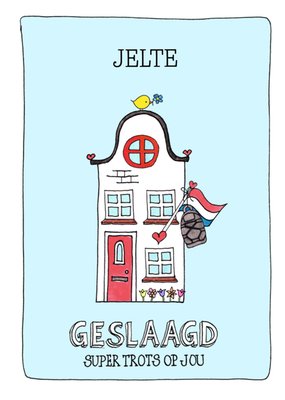 Sandysign | Geslaagdkaart | Geslaagd Super trots op jou
