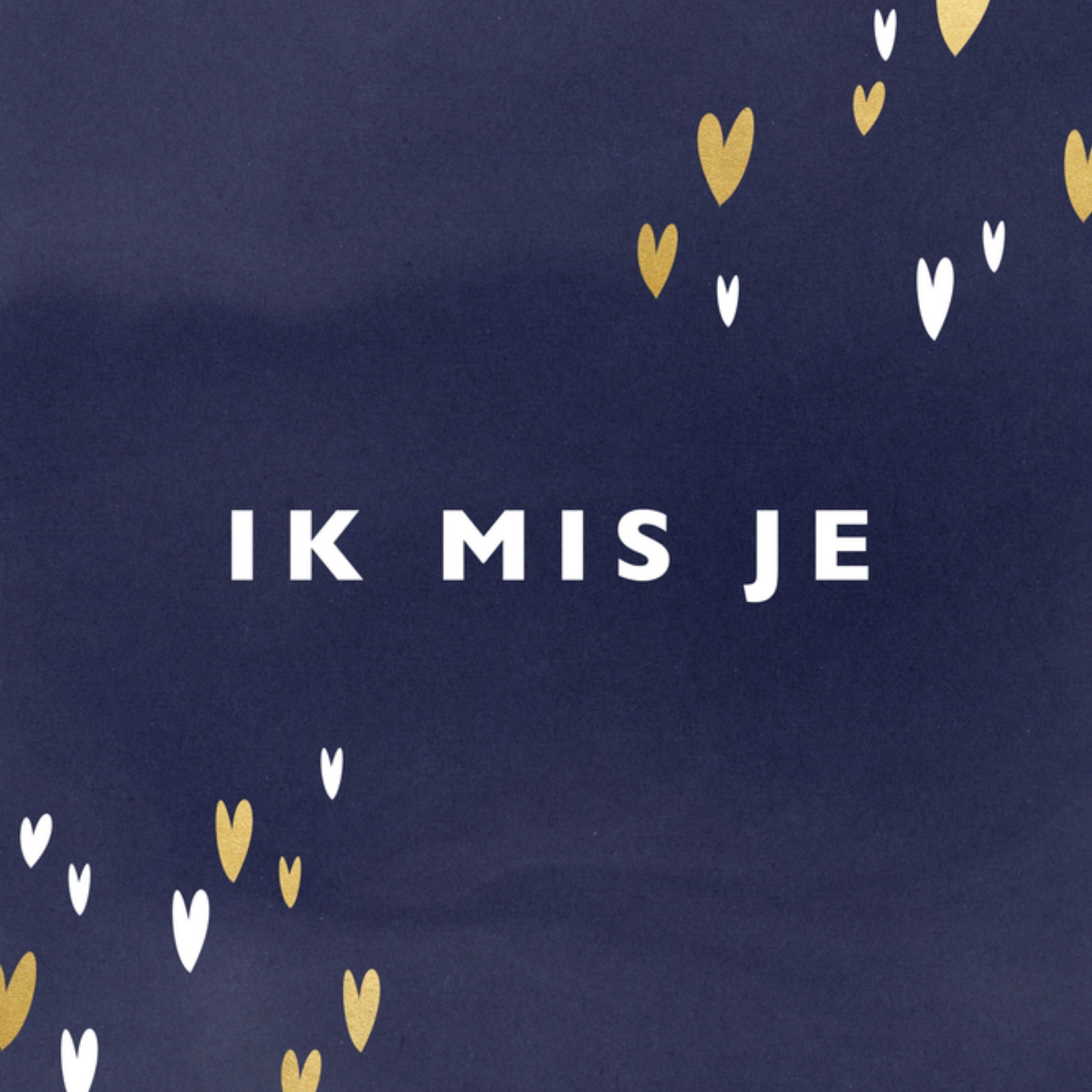 Greetz Valentijnskaart Ik mis je Vierkant