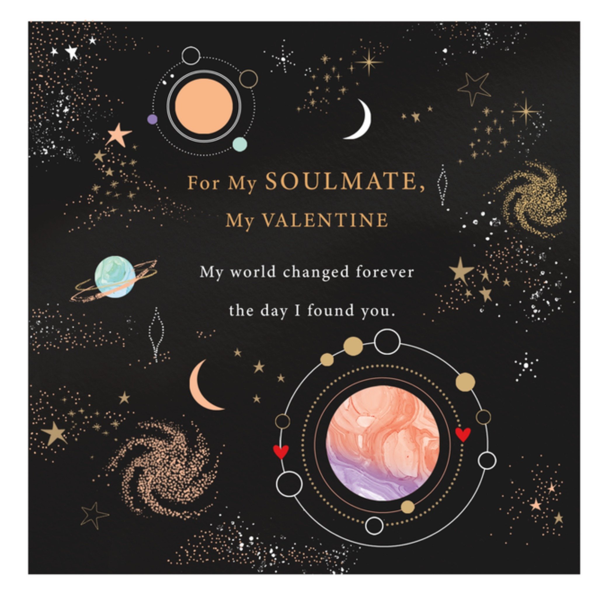 UK Greetings Valentijnskaart for my soulmate Vierkante Kaart Greetz