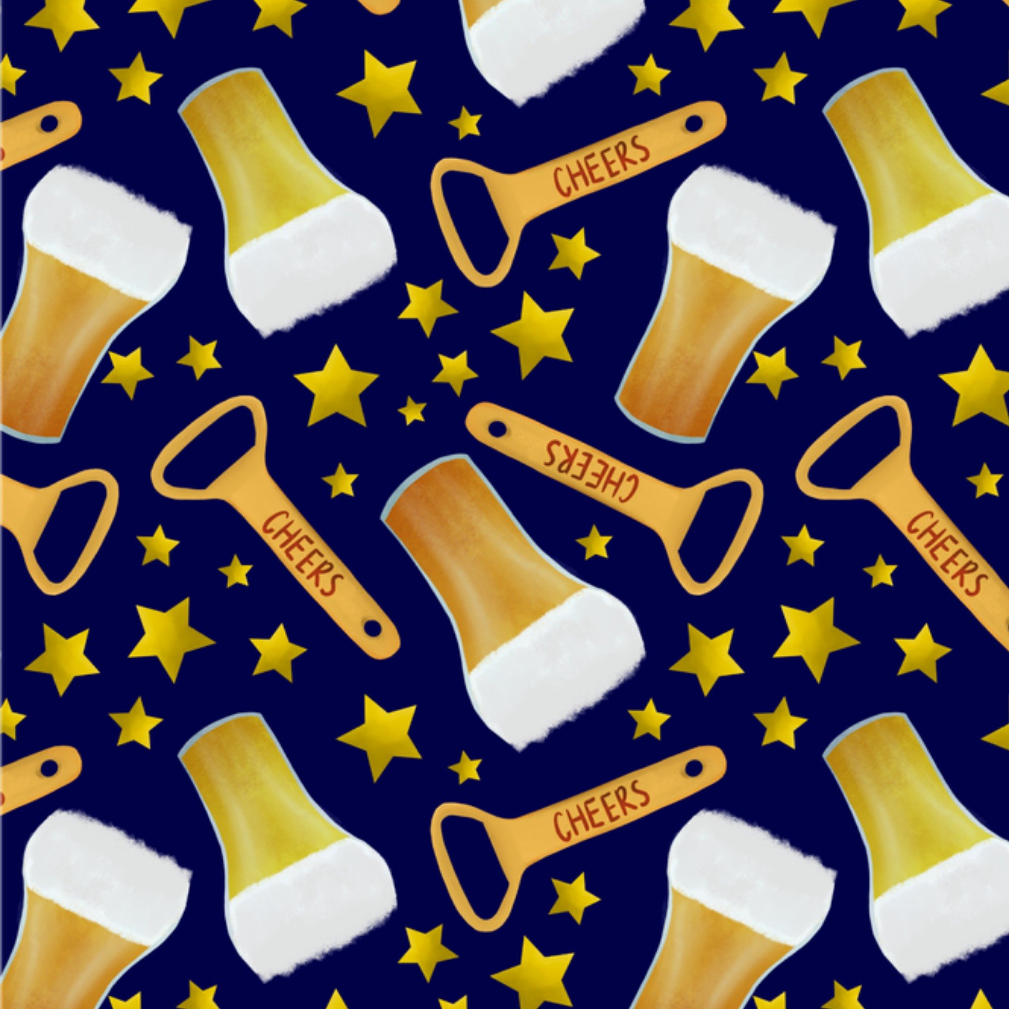 Greetz Vaderdagkaart Cheers Vierkant