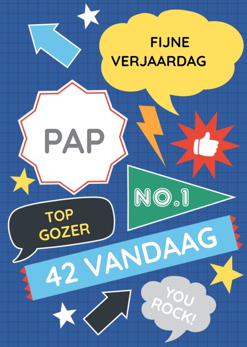 Greetz | Verjaardagskaart | aanpasbare leeftijd