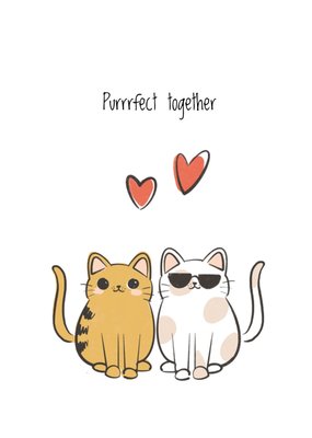 Greetz | Valentijnskaart | Purrrfect together