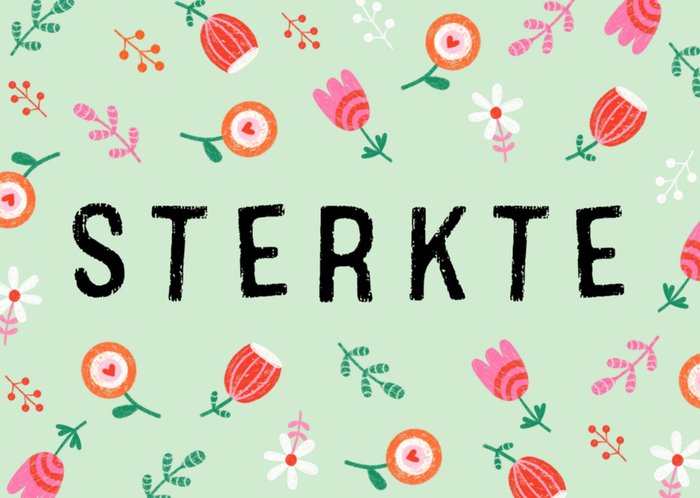 Marieke Witke | Sterkte kaart | bloemen