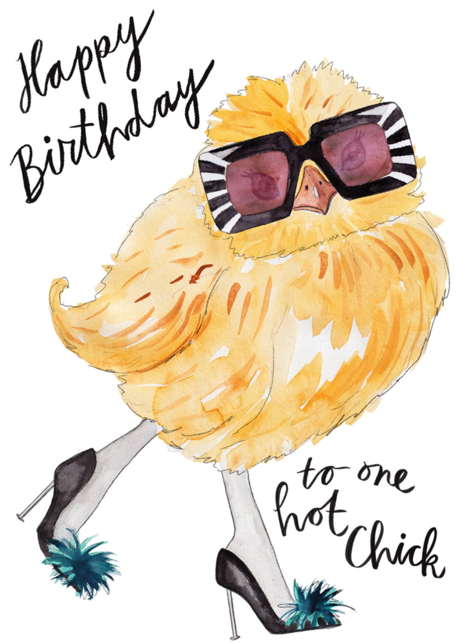 Marie Bodié Marie Bodie Verjaardagskaart Hot chick Standard Card