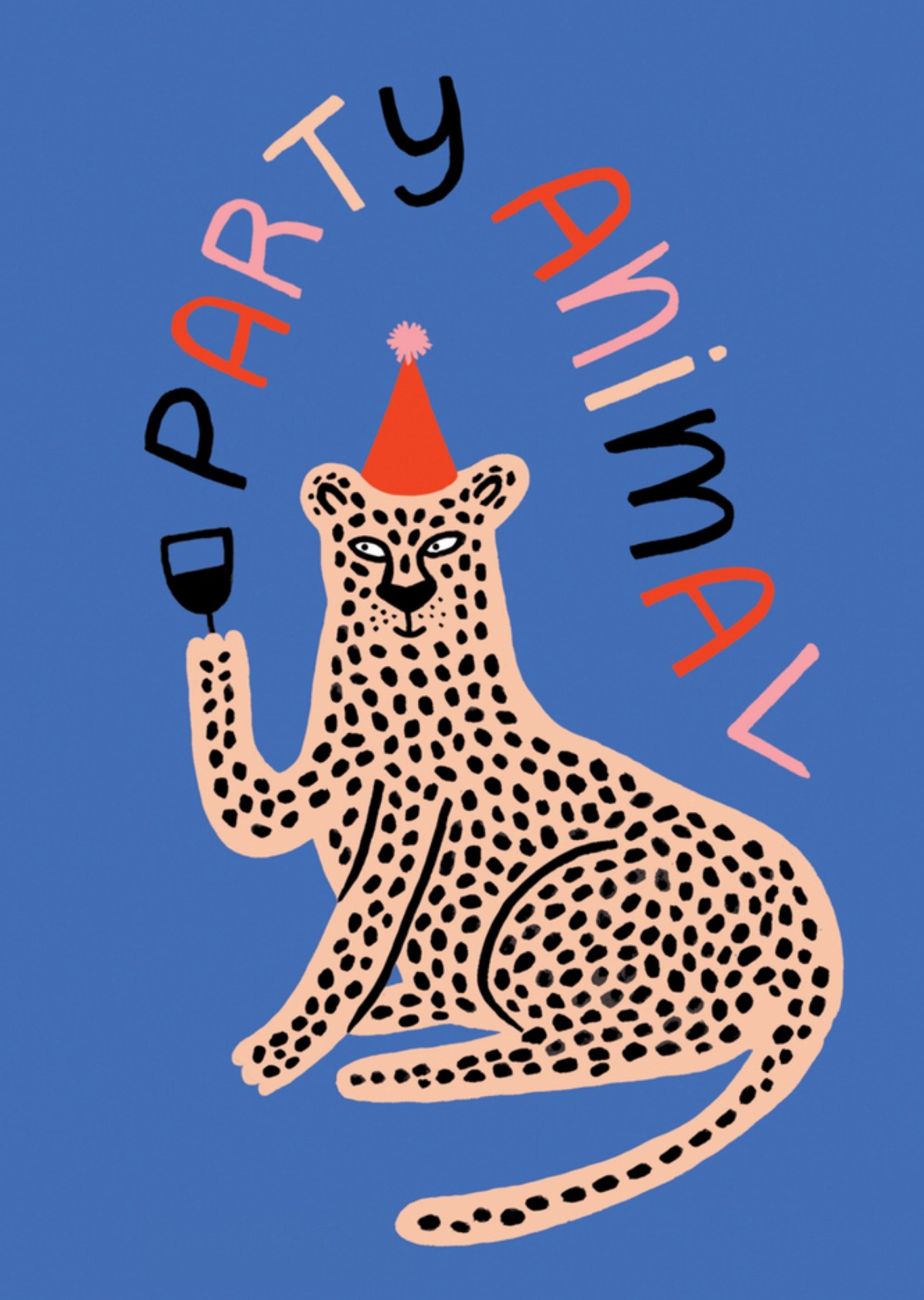 Verjaardagskaart party animal Kaart Sadler Jones