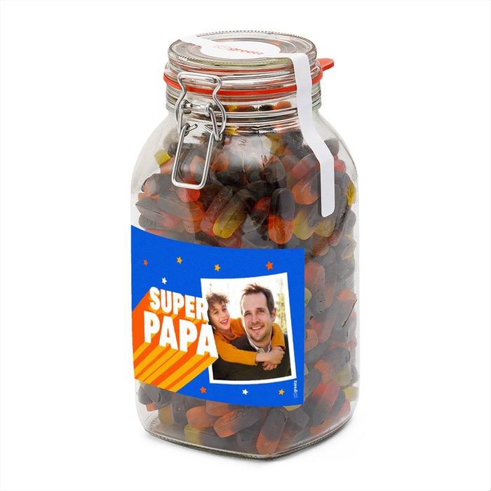 Redband | Snoeppot Dropfruit | 1,9 kg | Super papa met eigen foto 