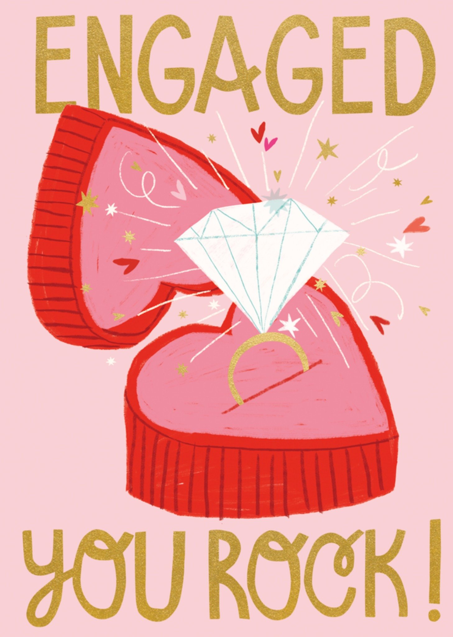 Abacus Huwelijkskaart Engaged you rock Kaart Abacus Cards