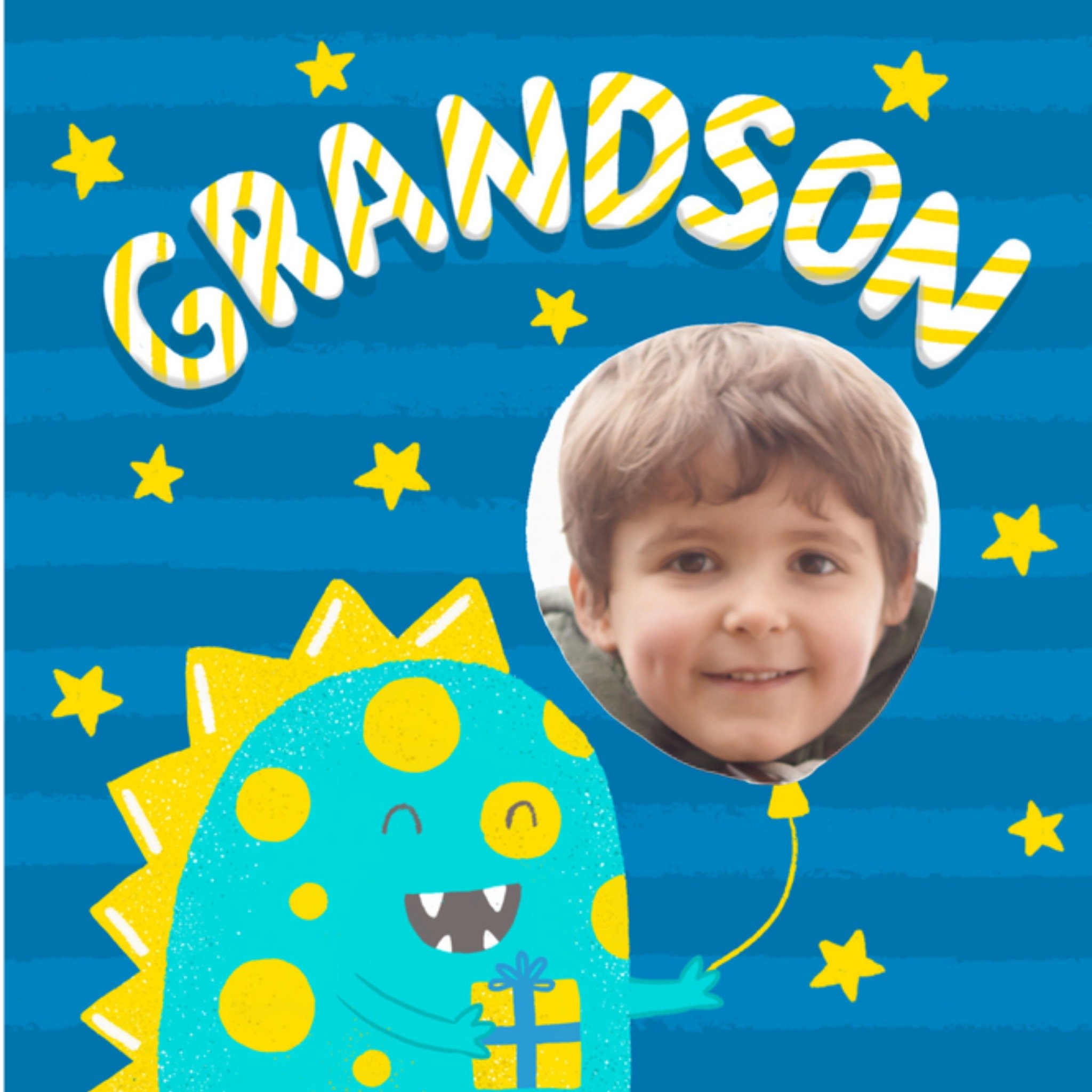 Greetz Verjaardagskaart Kaart met foto Vierkant