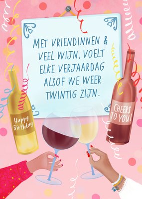 Patricia Hooning | Verjaardagskaart | Gezellige verjaardag