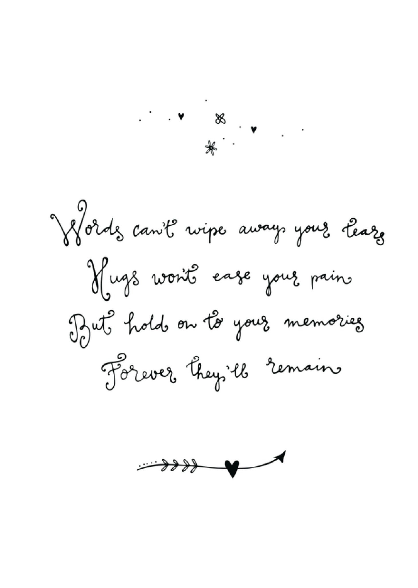 Condoleancekaart Gedicht Kaart Funny Side Up