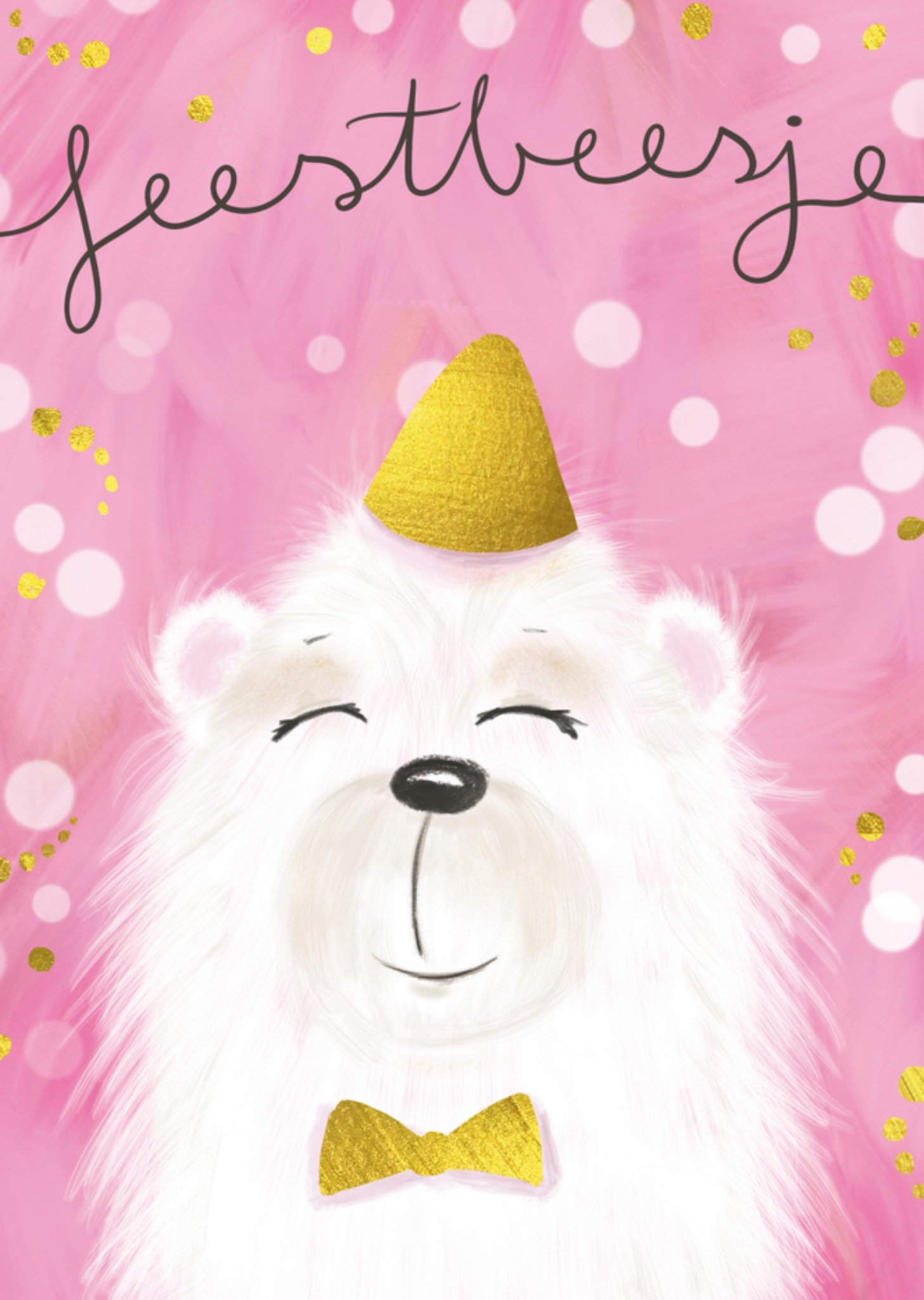 Verjaardagskaart Feestbeest Tsjip