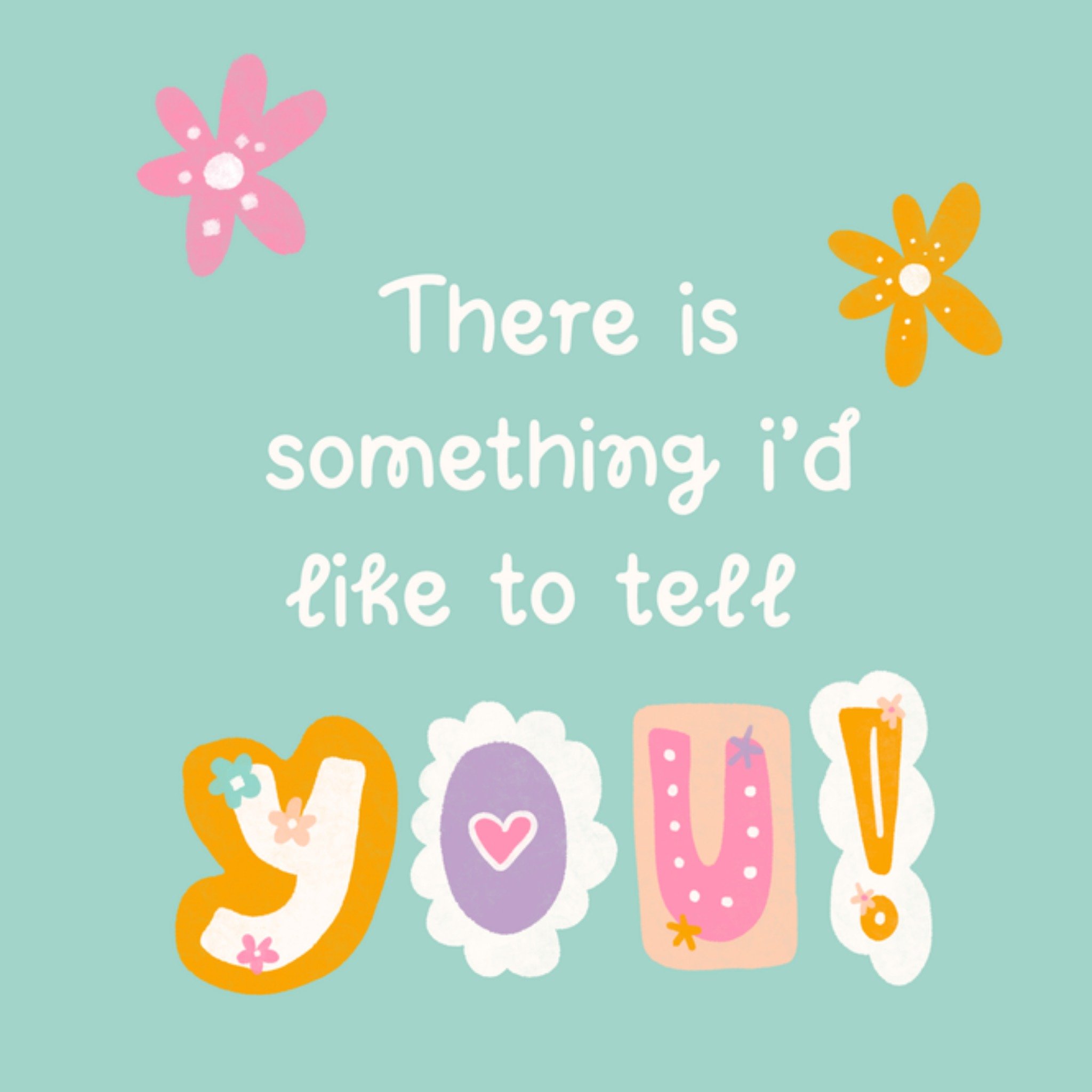 Greetz Denken aan kaart There is something I