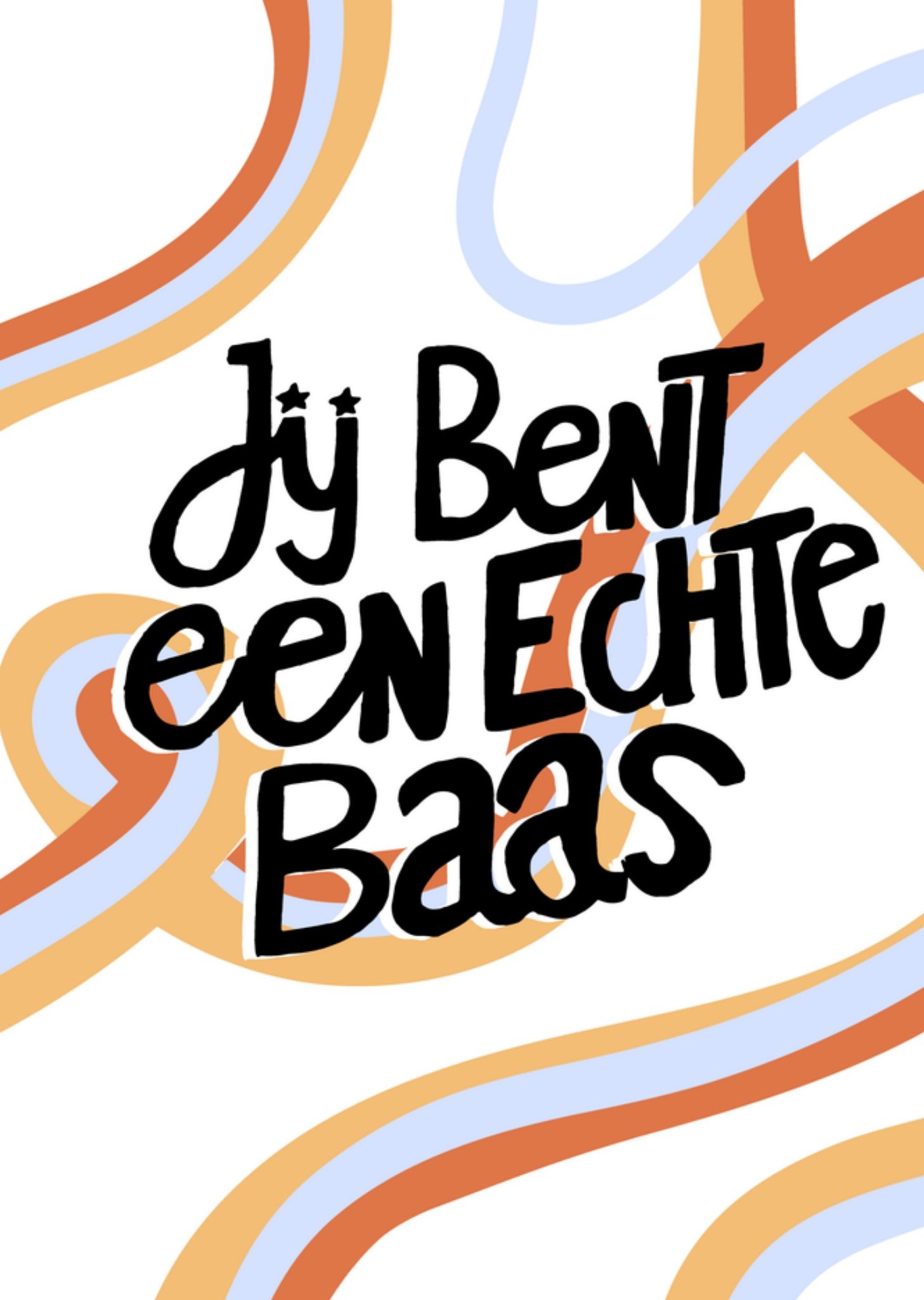 Dag van de baas kaart echte baas Kaart Greetz