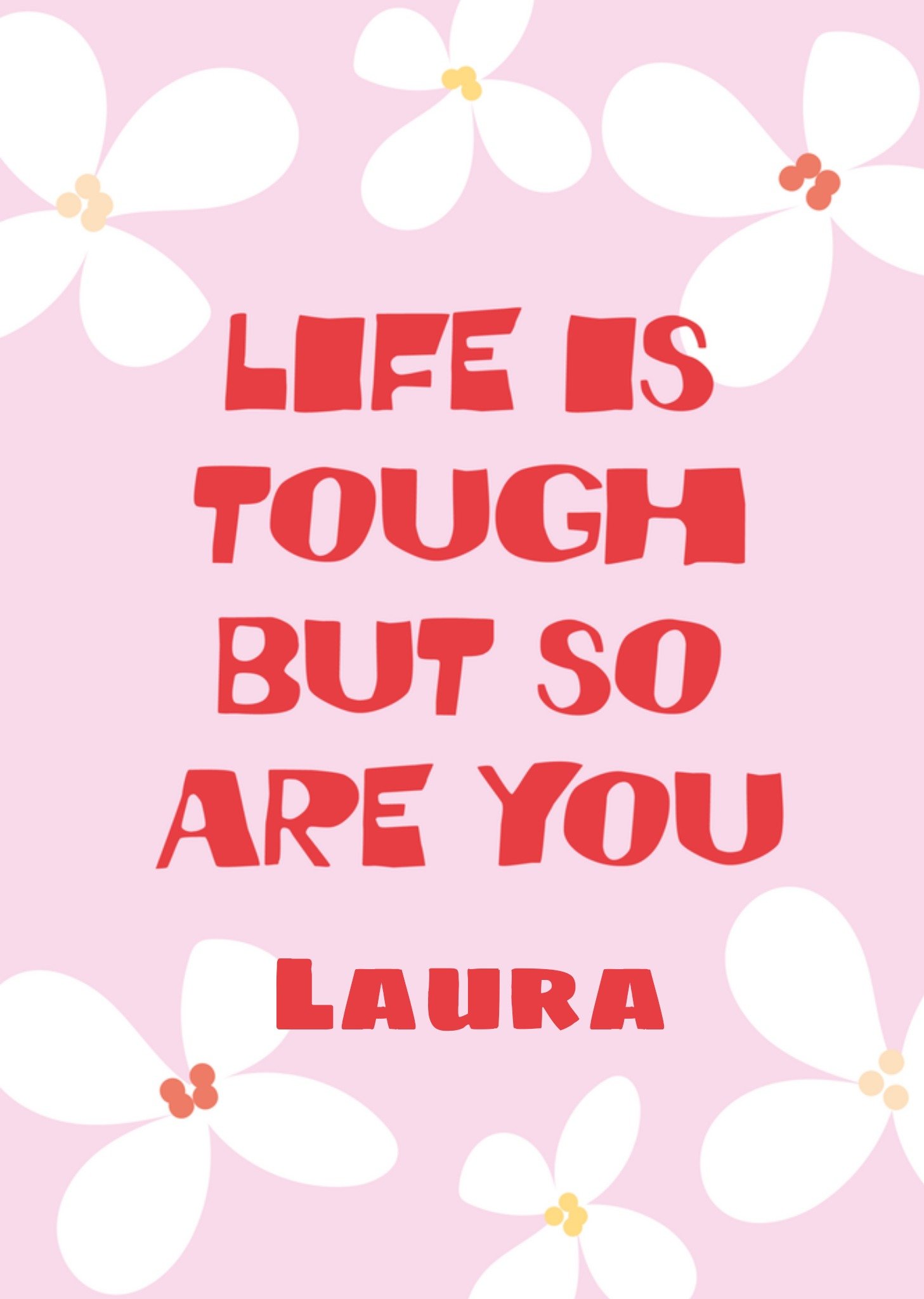 Beterschapskaart Life is tough Greetz