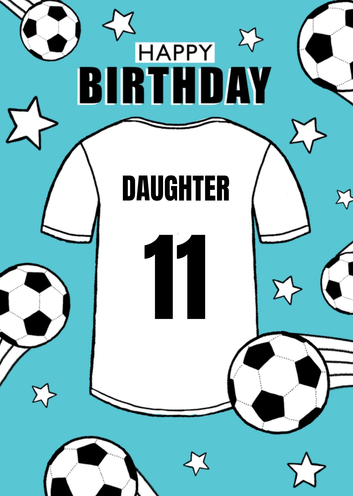 Greetz Verjaardagskaart Voetbalshirt Standard Card