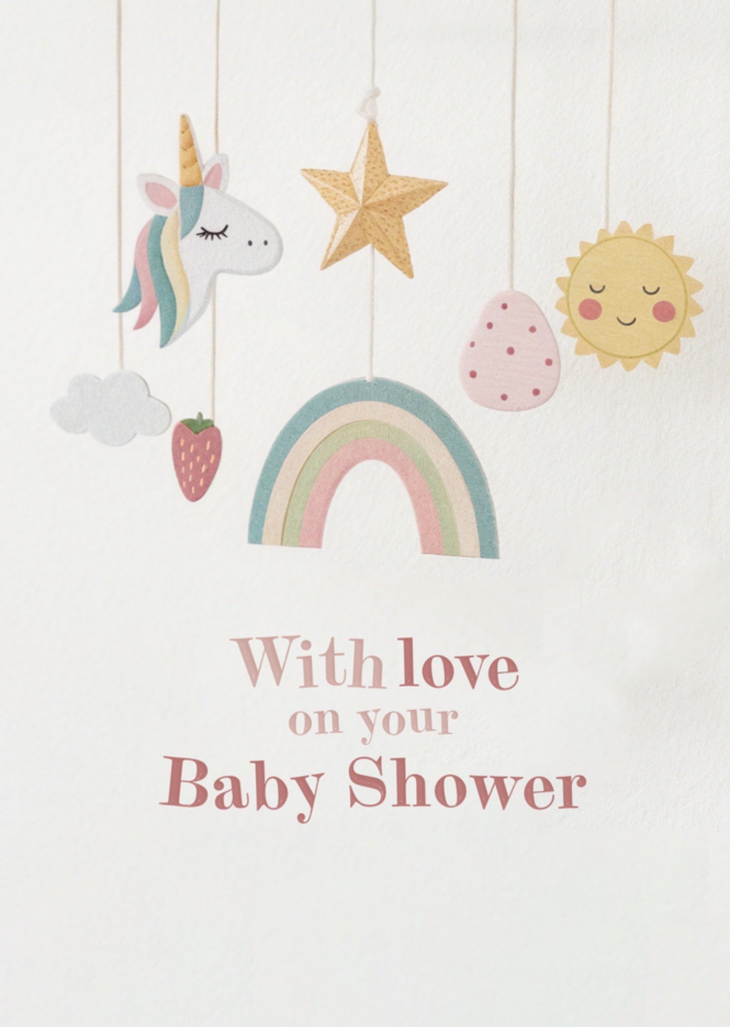 Geboortekaart With Love On Your Baby Shower Kaart Greetz