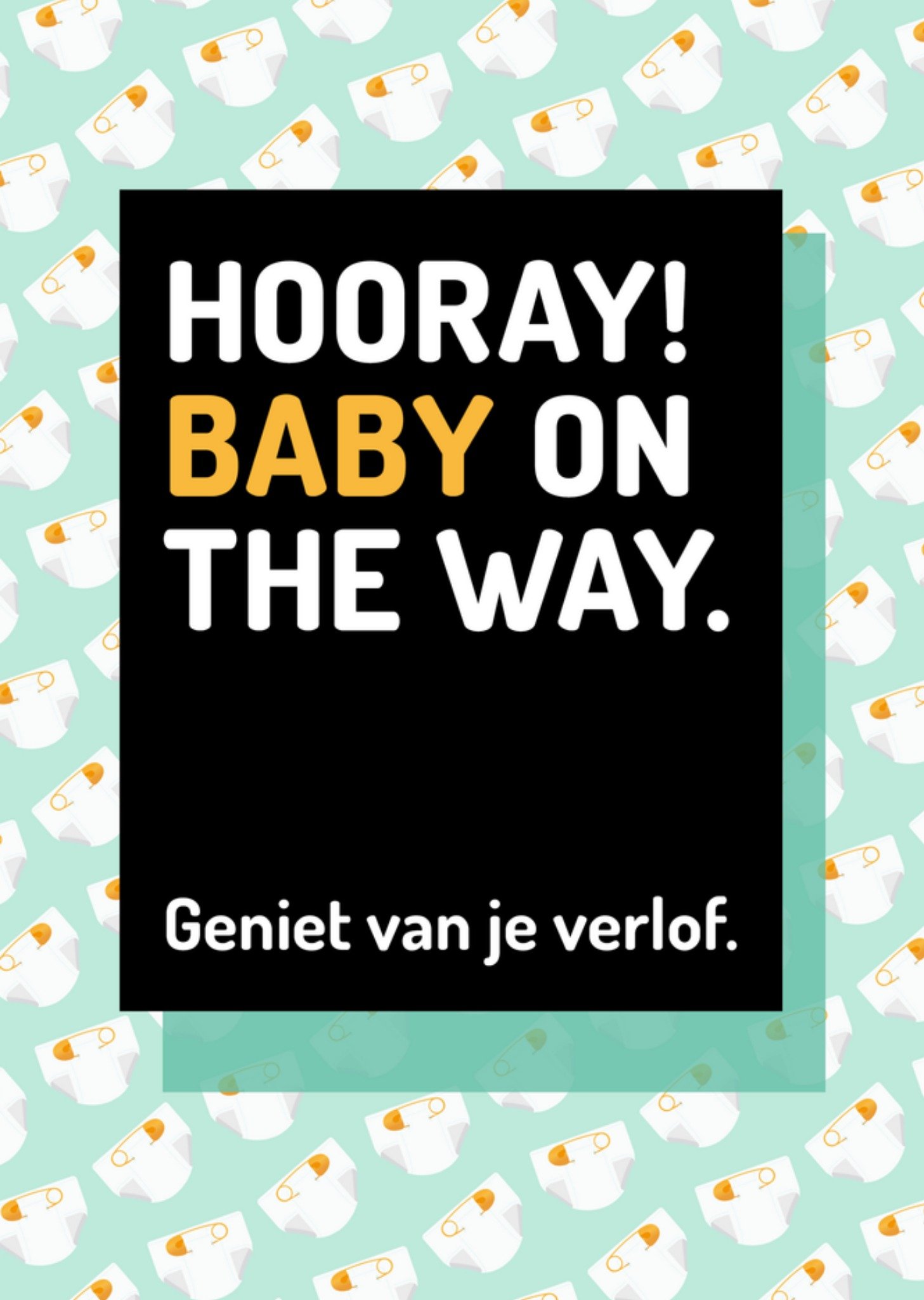 Zwangerschapskaart verlof Kaart Love Repeat