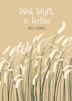 Patricia Hooning | Denken aan kaart | Wat blijft is liefde veel sterkte