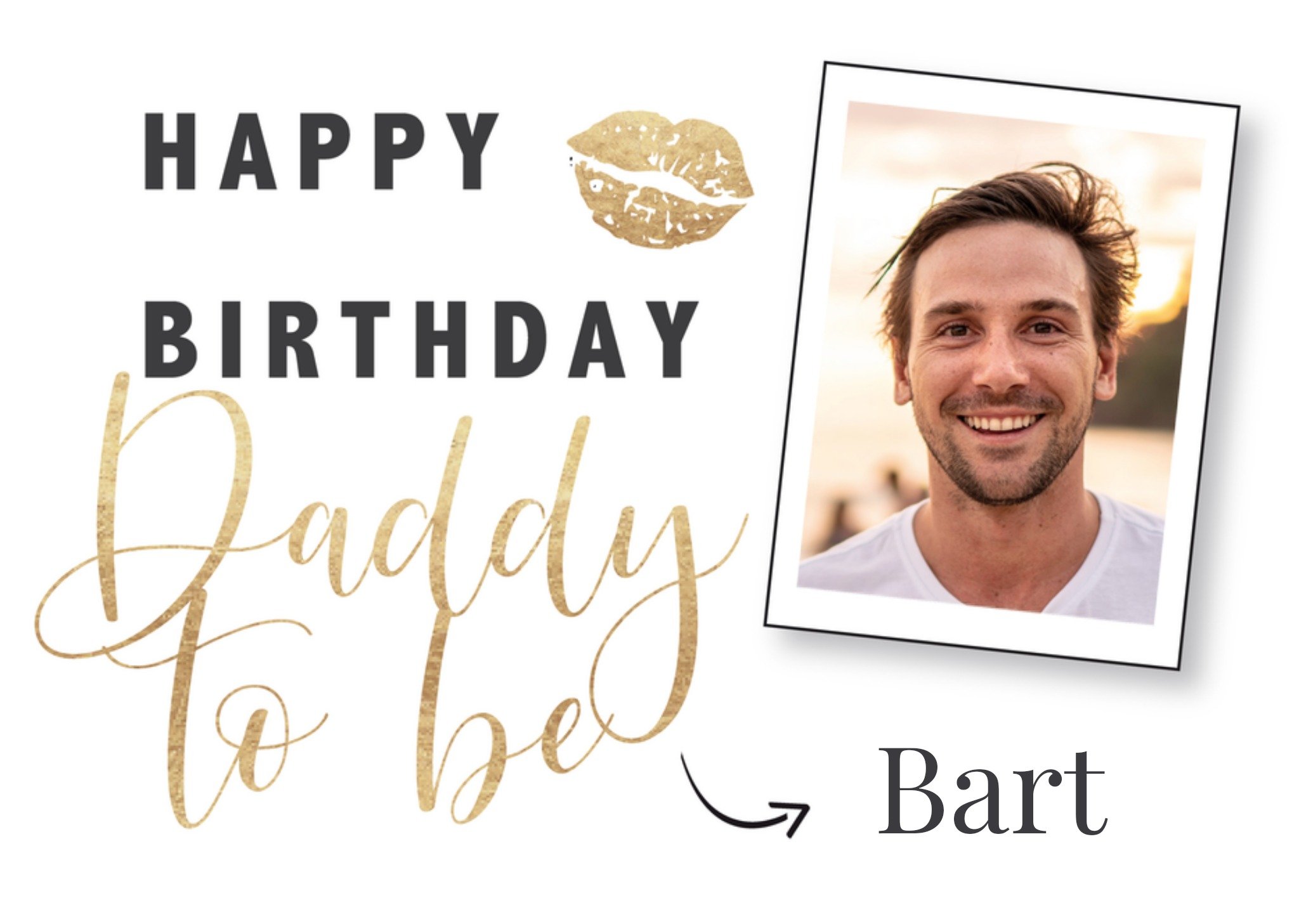 Verjaardag Daddy to be Kaart Tsjip