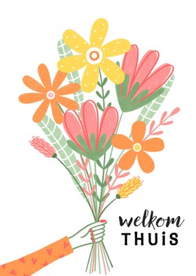 Marieke Witke | Vakantie kaart | Bloemen | Welkom Thuis