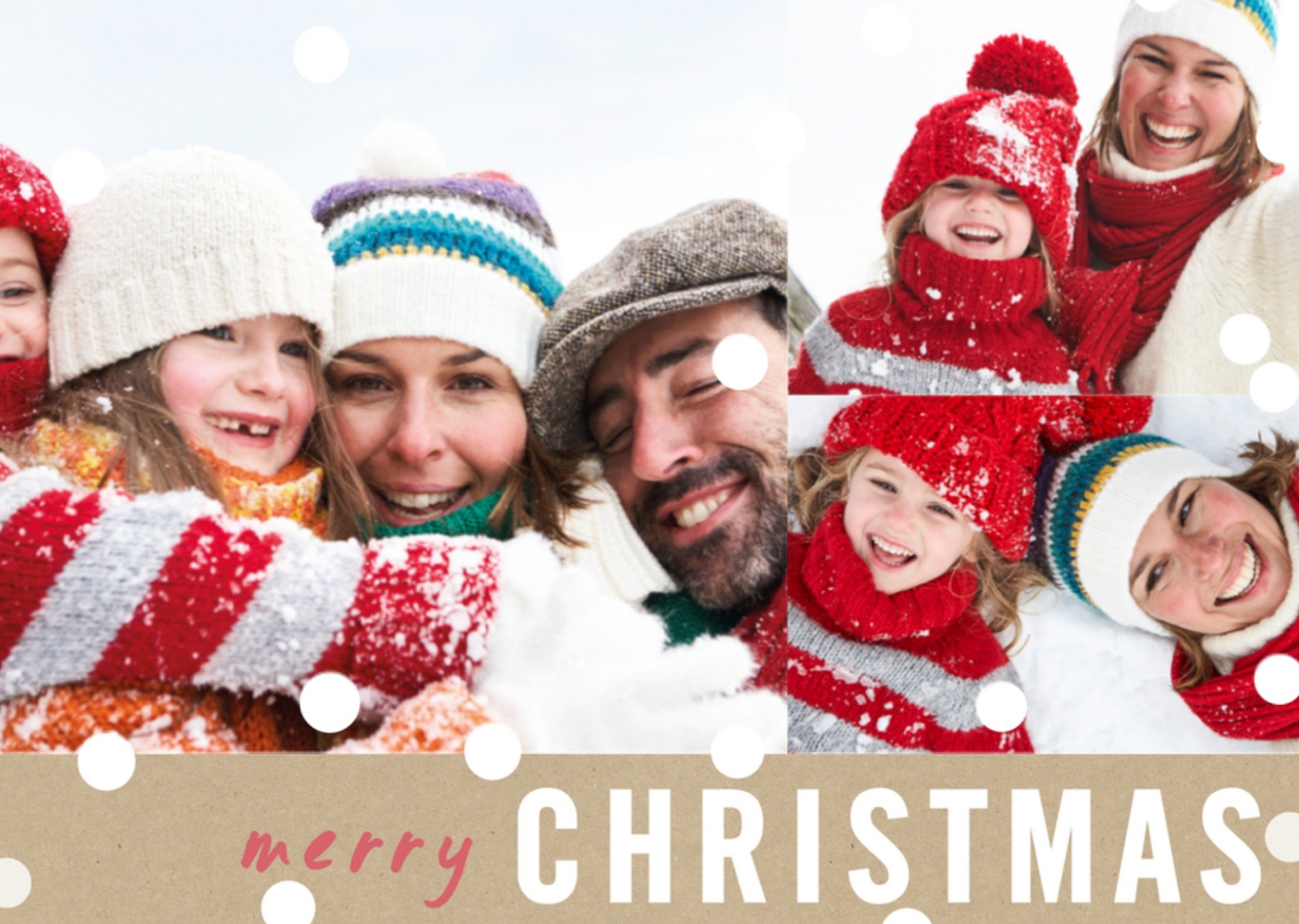 Greetz Kerst Lief Foto Standard Card
