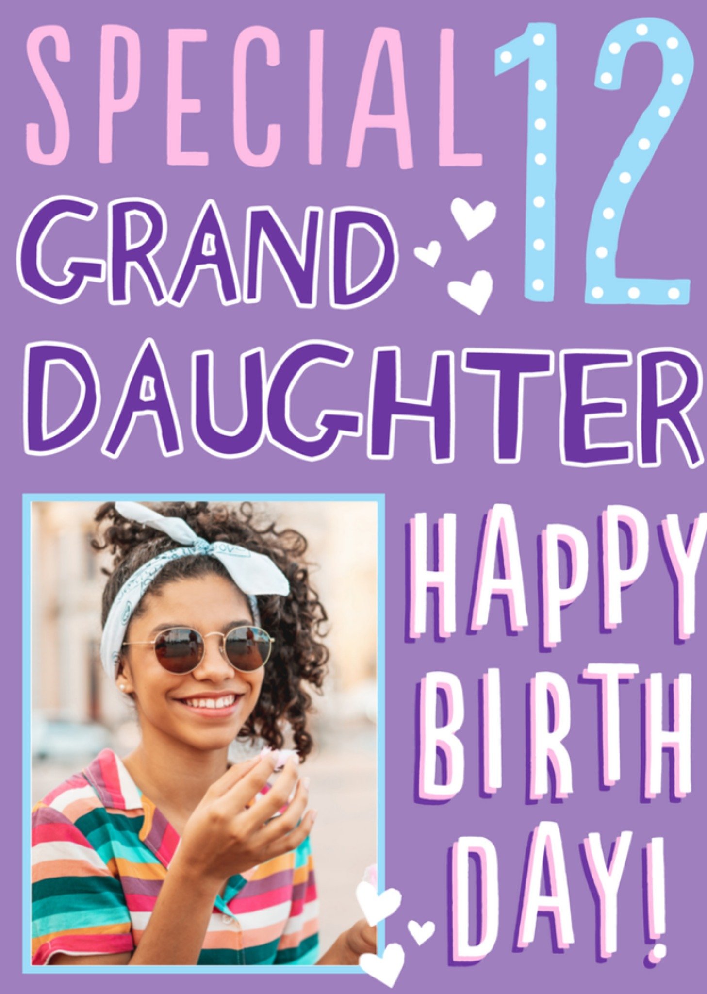 Verjaardagskaart Gradndaughter 12 Greetz