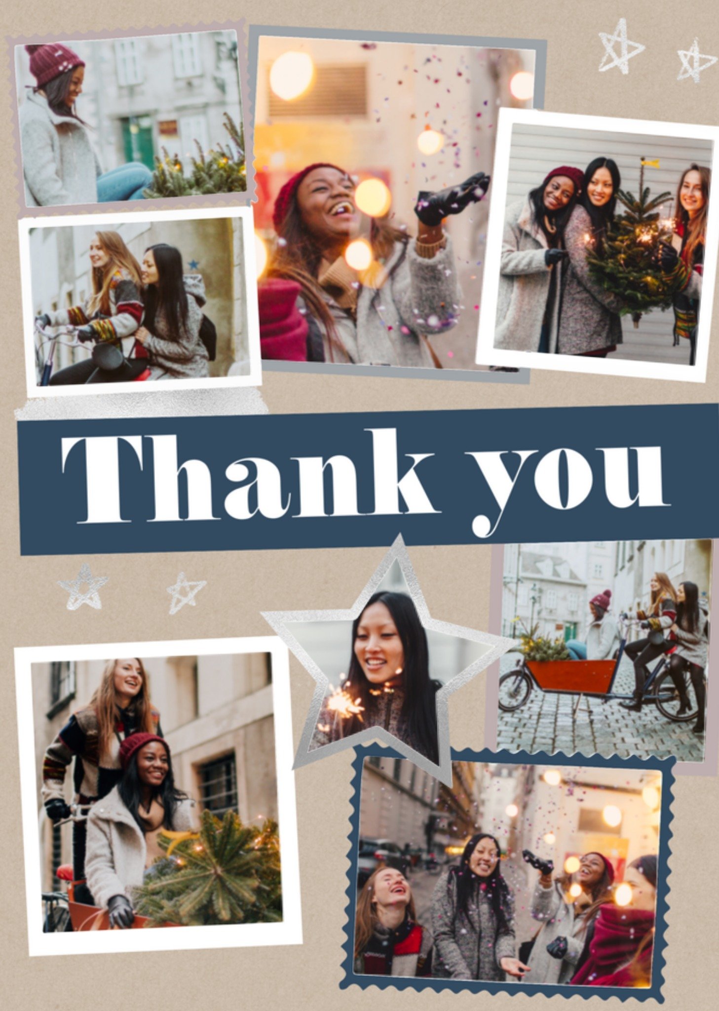 Kerstkaart bedankt Greetz